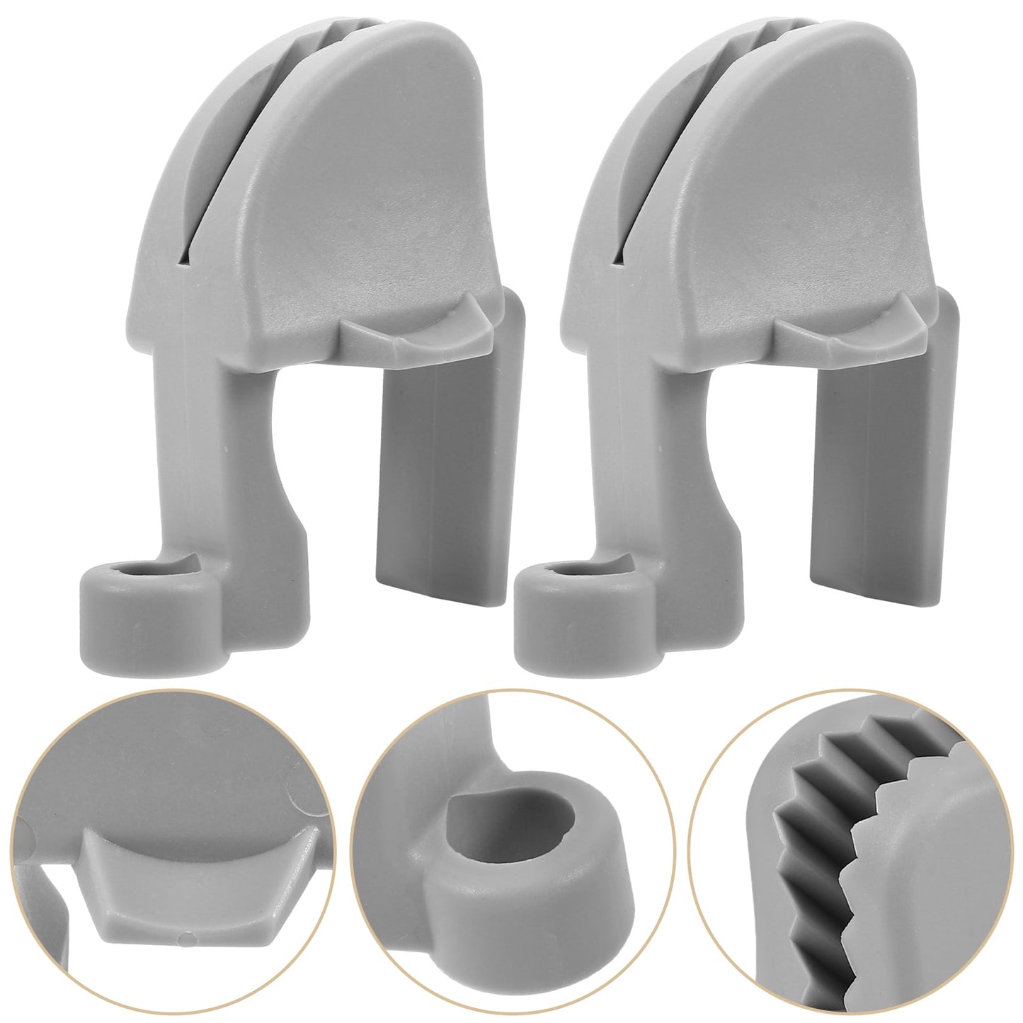 SWETRACE Easy Install Bumper Clips Boat Bumper Hook Nylon T Rail Boat Accessories 2Pcs V1189-LWWAL-20260327-03536