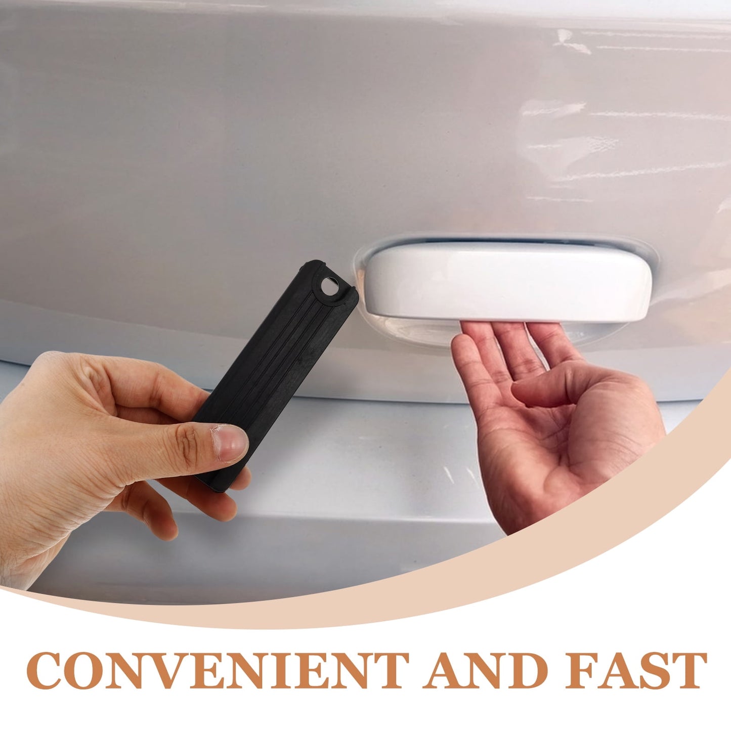 SWETRACE Iron Rubber Trunk Door Handle Switch 1 Set V1189-LWWAL-20260327-03540