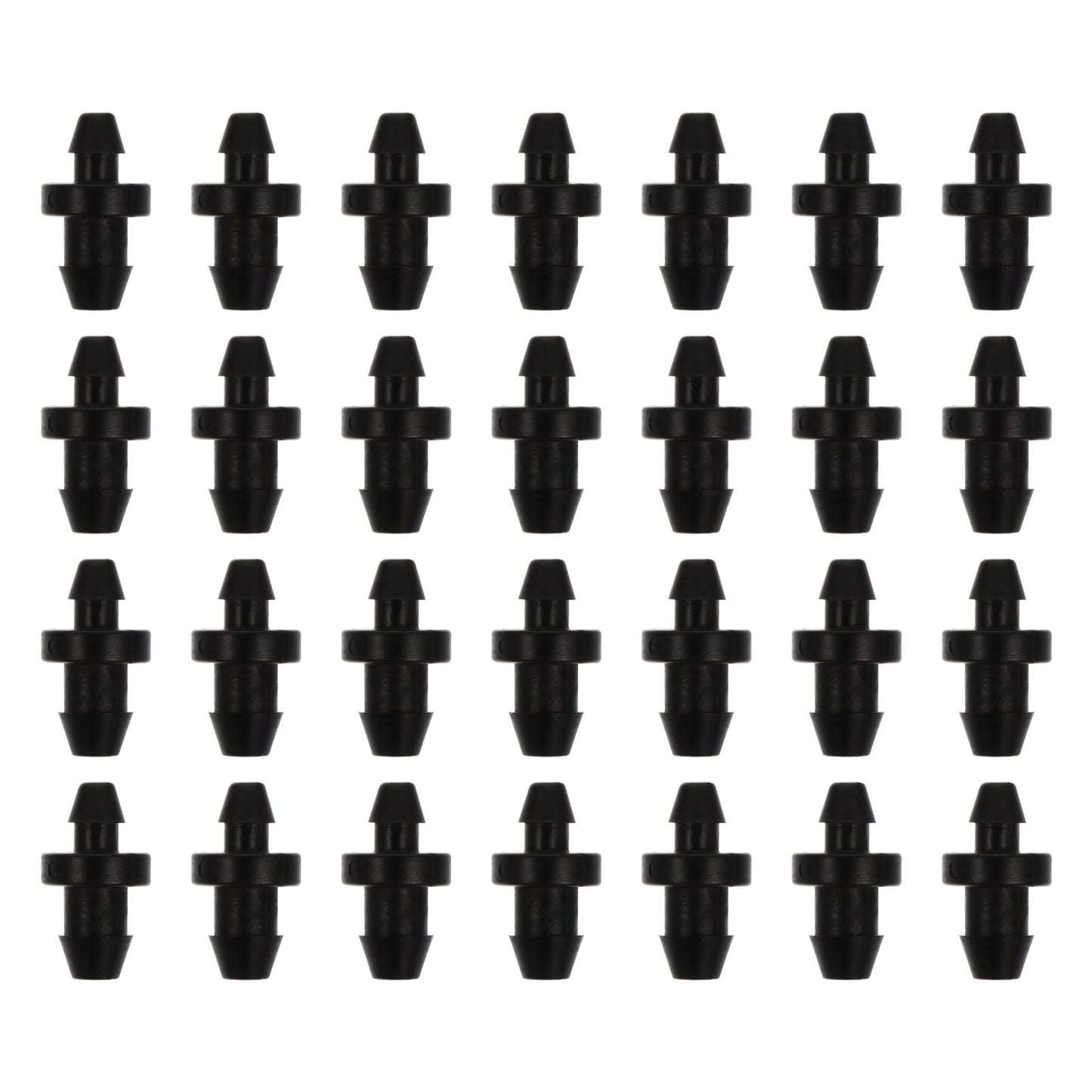 SWETRACE Drip Irrigation Tube Hole Plugs Black Plastic 150Pcs 0.79X0.39X0.39in V1189-LWWAL-20260327-03542