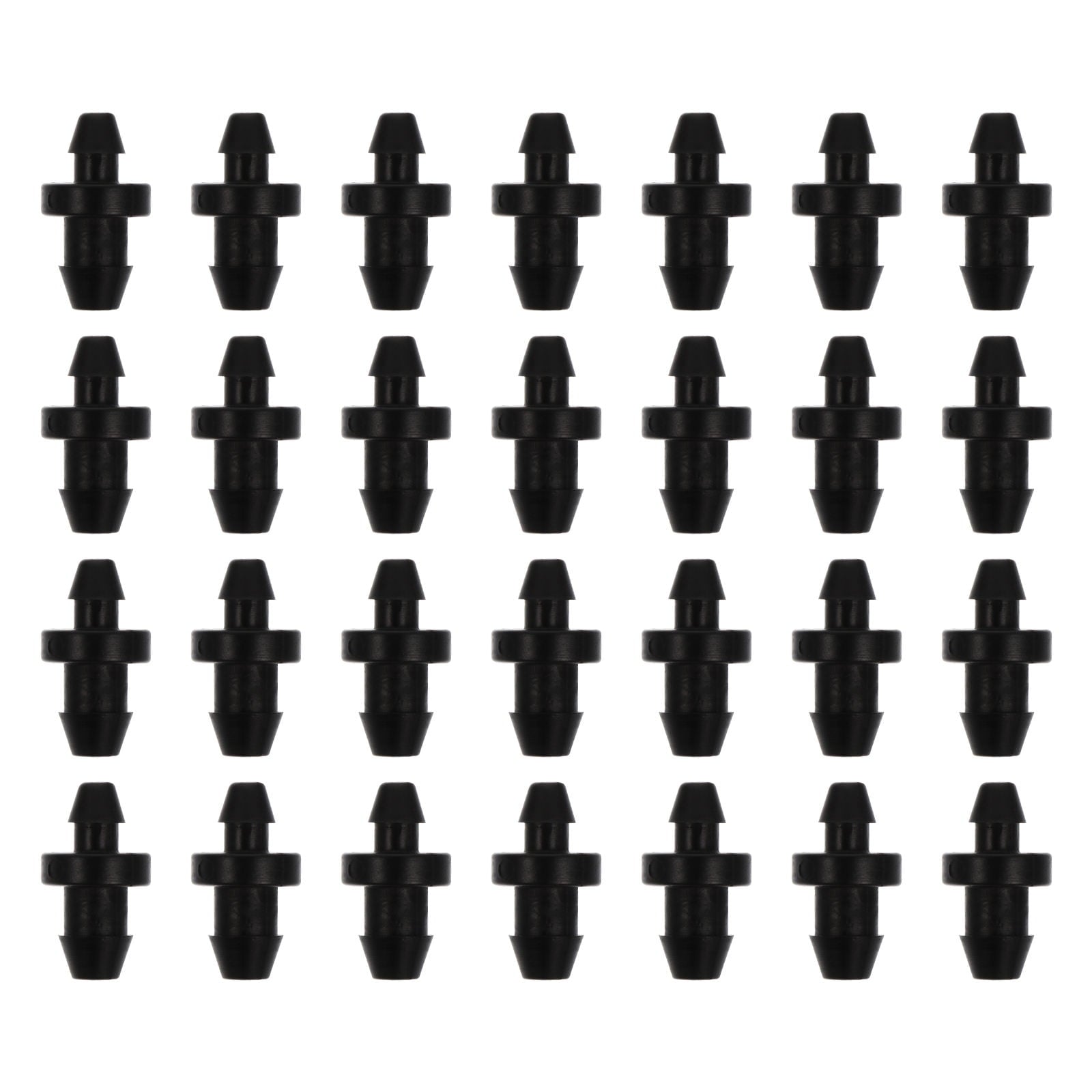 SWETRACE Drip Irrigation Tube Hole Plugs Black Plastic 150Pcs 0.79X0.39X0.39in V1189-LWWAL-20260327-03542