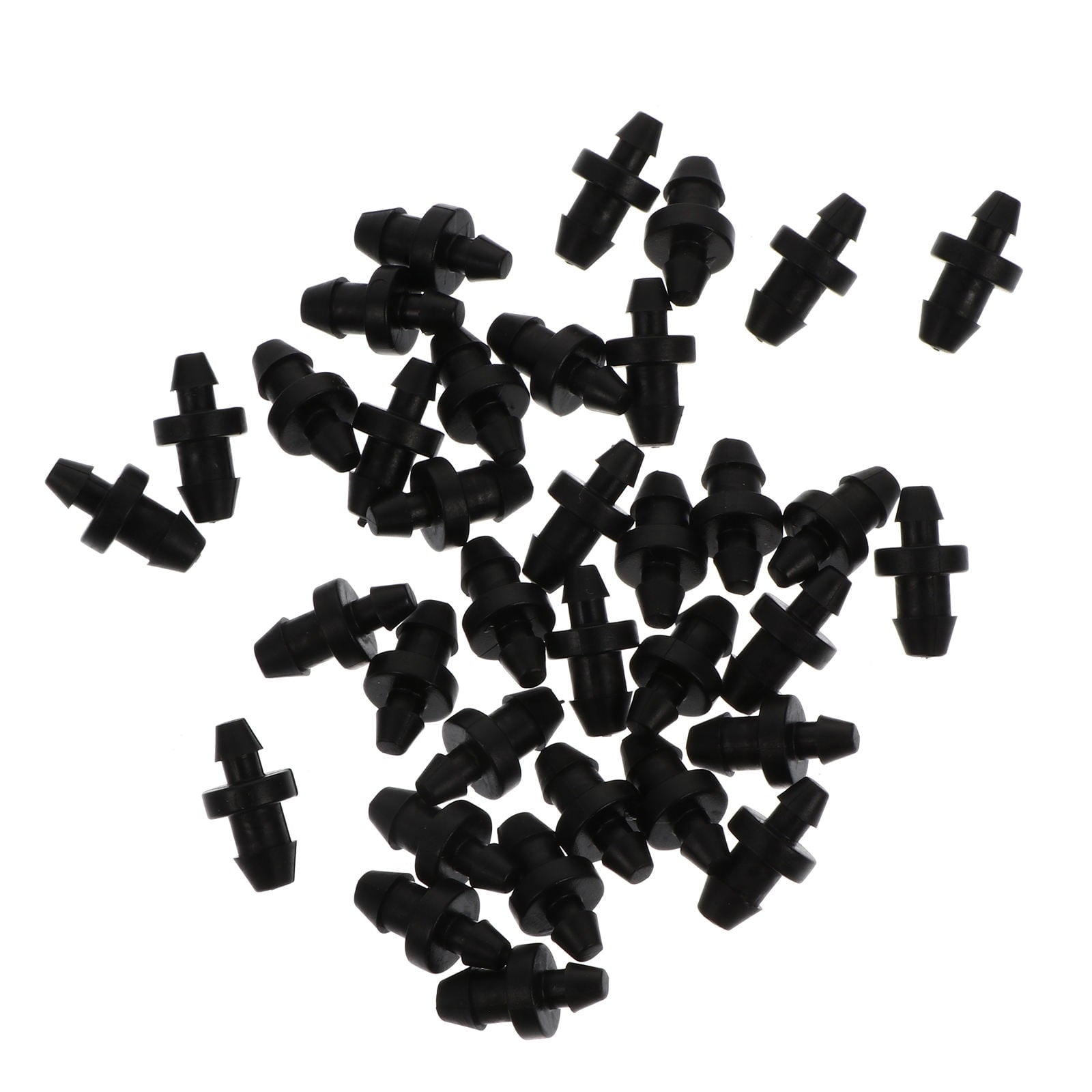 SWETRACE Drip Irrigation Tube Hole Plugs Black Plastic 150Pcs 0.79X0.39X0.39in V1189-LWWAL-20260327-03542