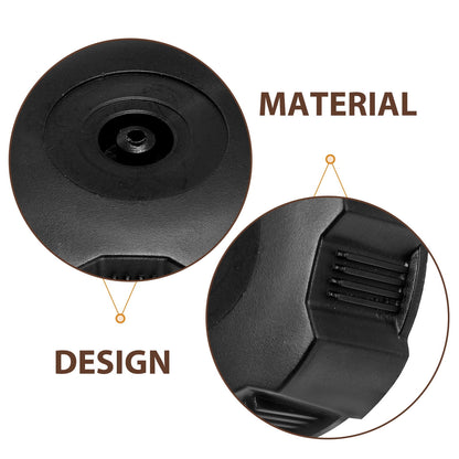 SWETRACE Universal Motorcycle Gas Tank Cap Black 1Pack 2.4X2.4X0.75In V1189-LWWAL-20260327-03545