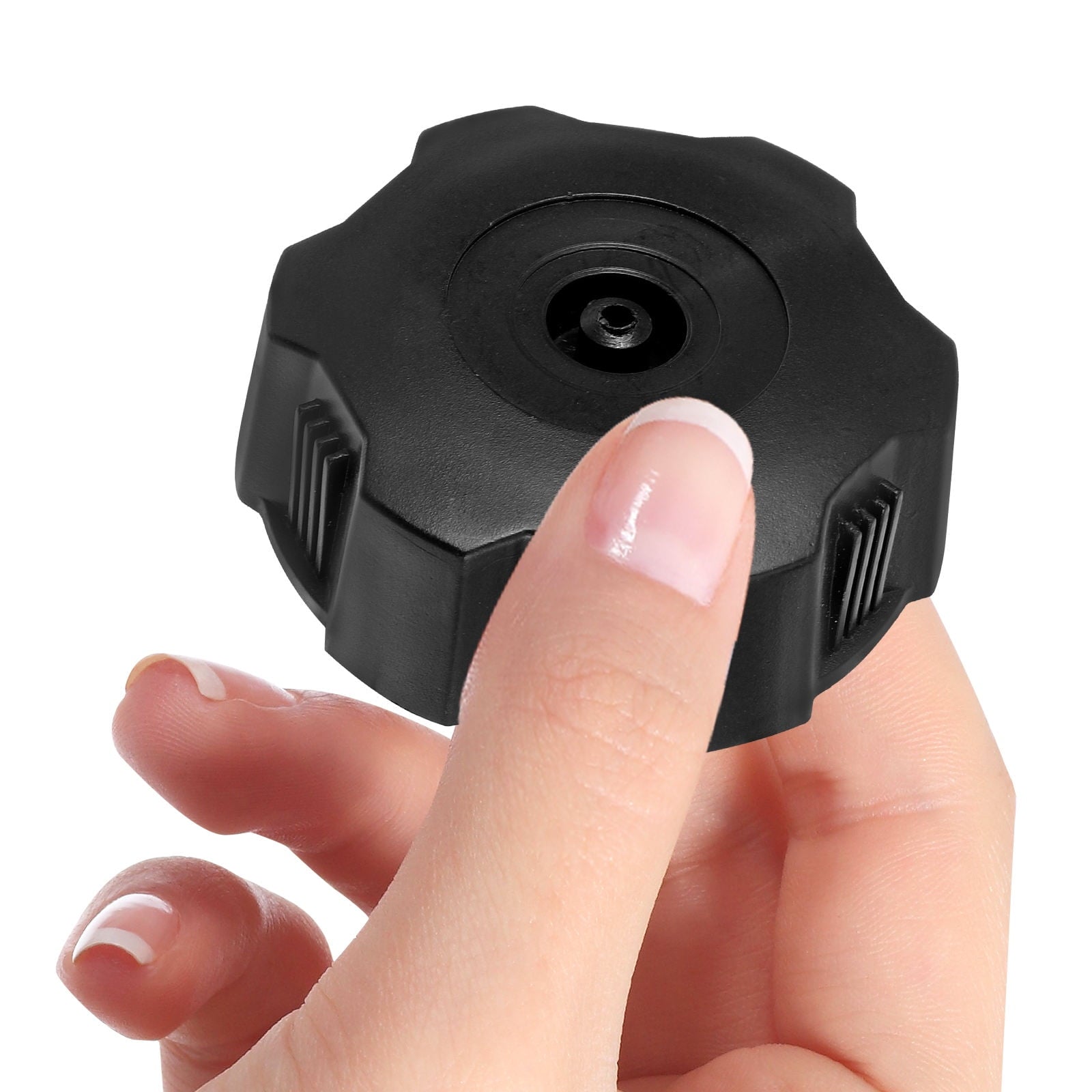 SWETRACE Universal Motorcycle Gas Tank Cap Black 1Pack 2.4X2.4X0.75In V1189-LWWAL-20260327-03545