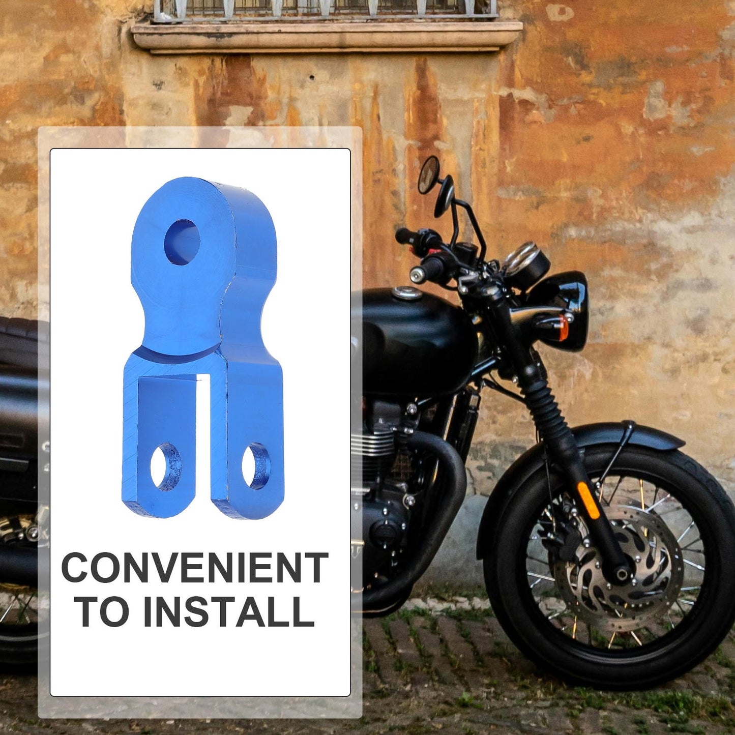 Worgeous 1 Pair Shock Absorber Height Extension Shock Absorber Motorcycle Heightening Device V1189-LWWAL-20260327-03546
