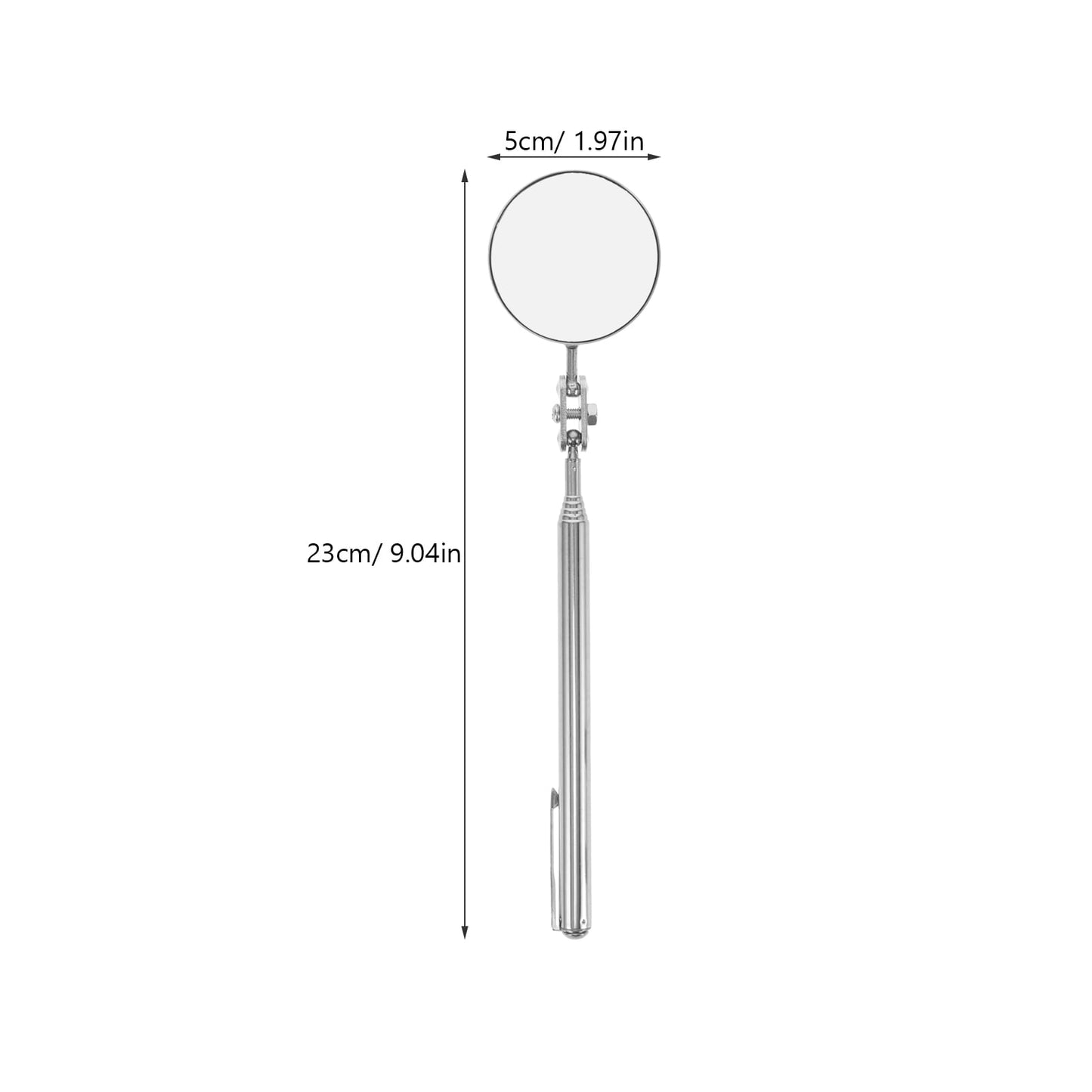 SWETRACE Extending Inspection Mirror Telescoping Mirror Tool Metal 1Set for Pipeline Inspection V1189-LWWAL-20260327-03547