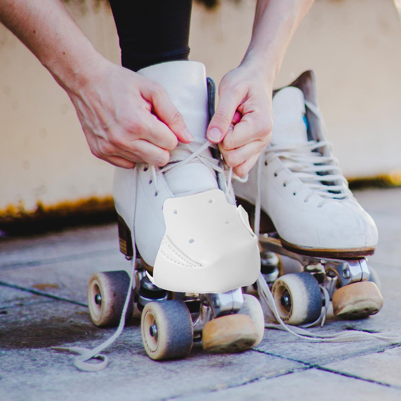 Worgeous Roller Skate Head Cover Guards Skates Toe Covers Protective White V1189-LWWAL-20260327-03548