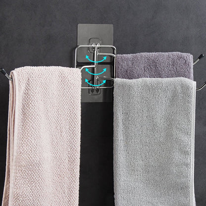 SWETRACE Small Towel Holder Iron Towel Rack Silver 1Pack Bathroom Accessories V1189-LWWAL-20260327-03561
