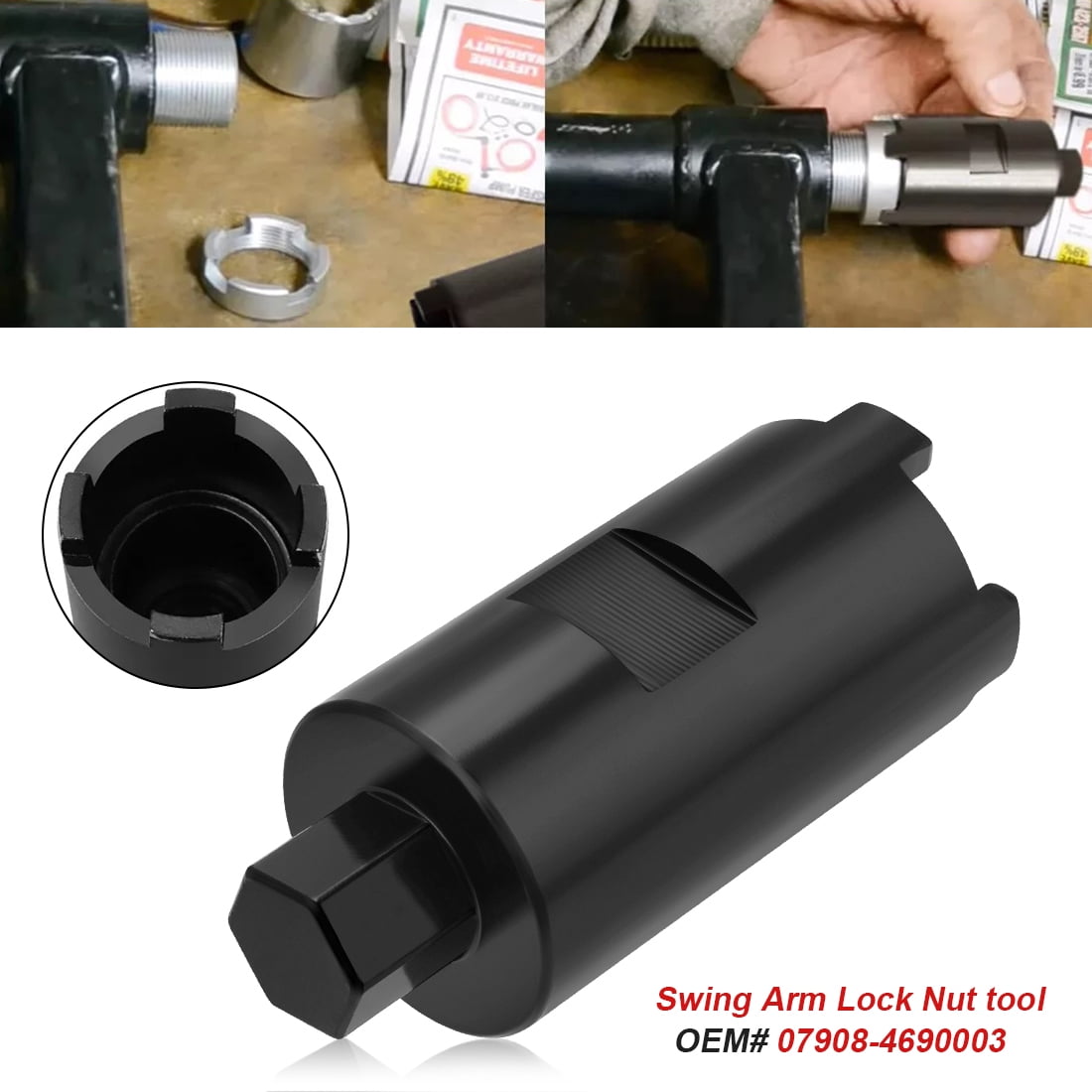 Swing Arm Bolt Lock Nut Install Tool for Honda Recon Rubicon FourTrax Rancher Foreman 500 420 400 350 300 V1189-LWWAL-20260327-03567