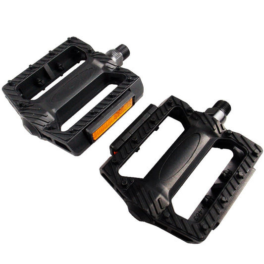 Masteelf 1 Pair of Pedals Anti-slip Plastic Grain Large Treadle Universal Road Bike Pedals V1189-LWWAL-20260327-03571