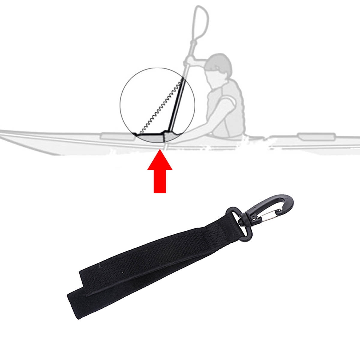 SWETRACE Plastic Hanging Hooks for Tent and Kayak 6.5 x 1.2 x 0.2in V1189-LWWAL-20260327-03579