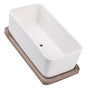 SWETRACE Ceramic Oblong Flower Pot White 1 Set 6.7X3.3In V1189-LWWAL-20260327-03580