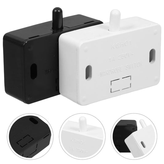 SWETRACE 2Pcs Mechanical Closet Light Switch For Shoe Cabinets 11.8X7.9X3.9in V1189-LWWAL-20260327-03586