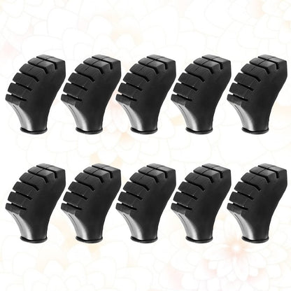 SWETRACE Trekking Pole Foot Cover Walking Pole Tips Black 10PCS 2.2x0.7in V1189-LWWAL-20260327-03589