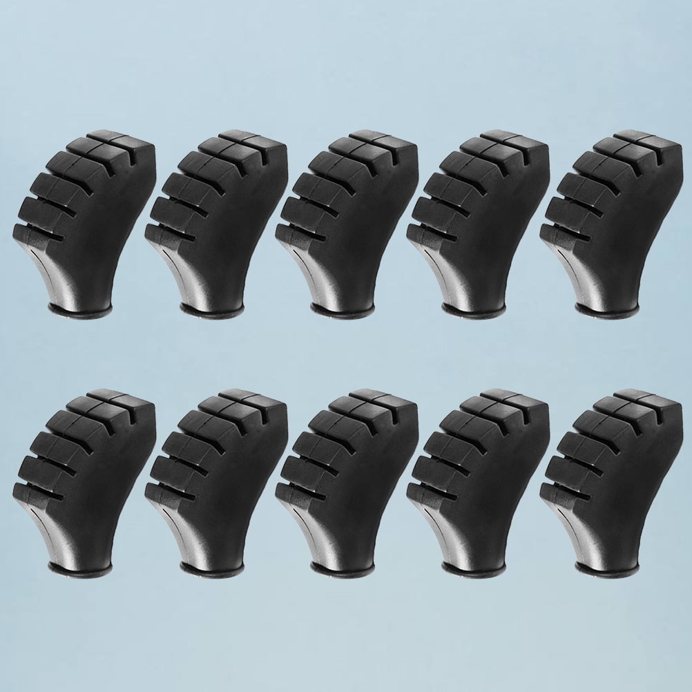 SWETRACE Trekking Pole Foot Cover Walking Pole Tips Black 10PCS 2.2x0.7in V1189-LWWAL-20260327-03589