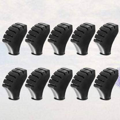 SWETRACE Trekking Pole Foot Cover Walking Pole Tips Black 10PCS 2.2x0.7in V1189-LWWAL-20260327-03589