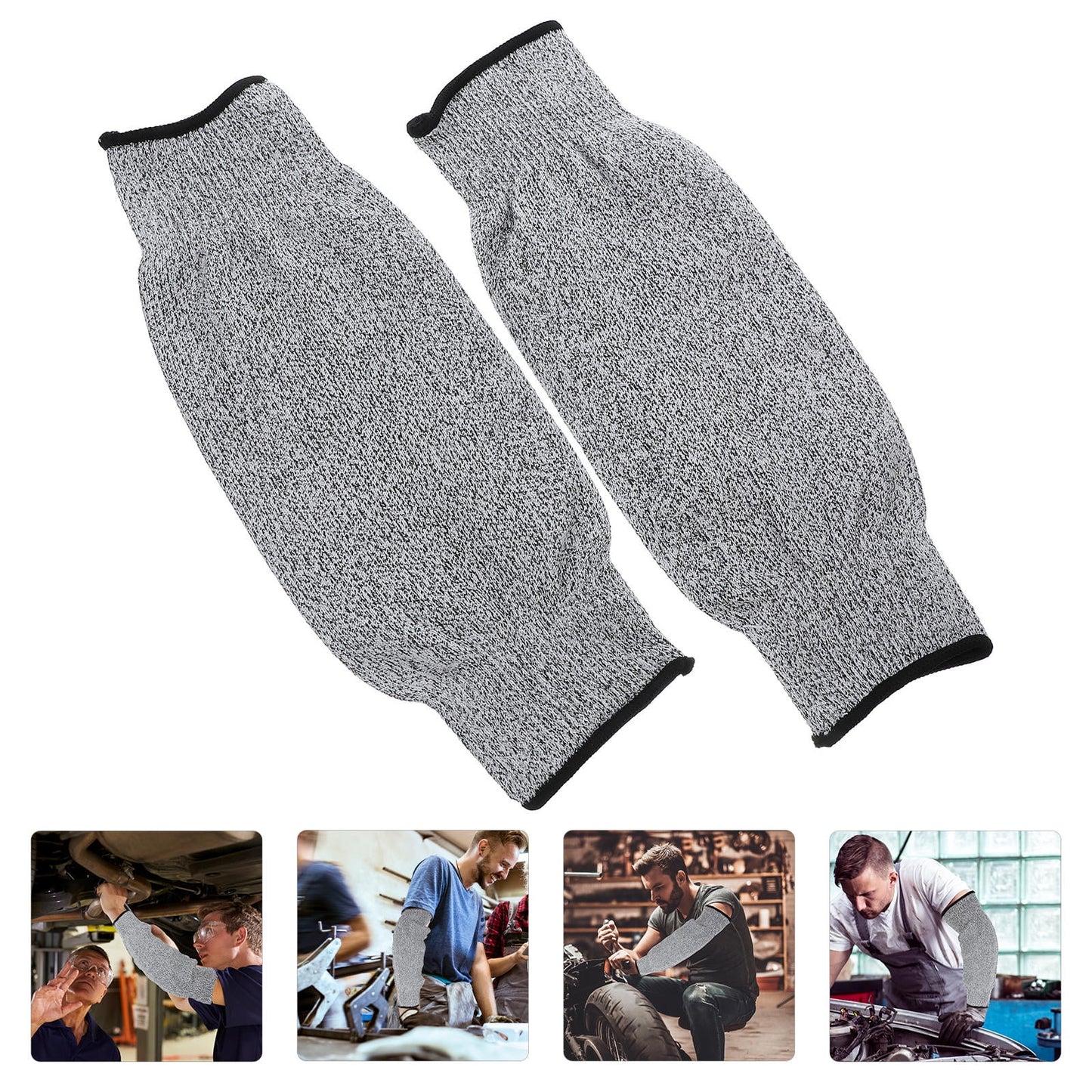 SWETRACE Gardening Sleeves Arm Protection Cut Resistant Sleeves Grey 1 Pair V1189-LWWAL-20260327-03591