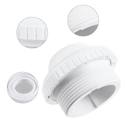 SWETRACE 1Pack Nozzle for Pool Aerator and Spa Usage in White PVC 2.4x2.4x1.6in V1189-LWWAL-20260327-03596