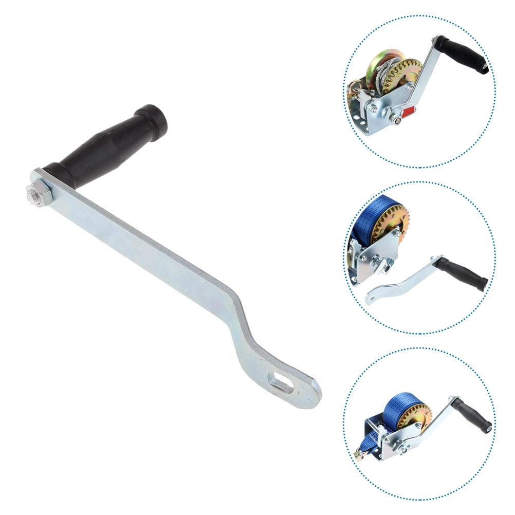 SWETRACE Sturdy and Durable Boat Winch Handle 1Pack with Zinc Plated and Black V1189-LWWAL-20260327-03601