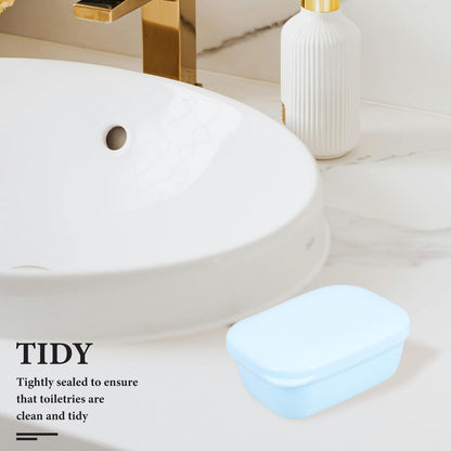 SWETRACE 1Pack -Blue ABS Waterproof Soap Holders for Men Women V1189-LWWAL-20260327-03602