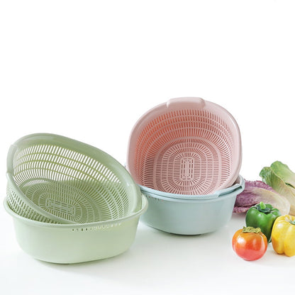 SWETRACE Kitchen Strainer Pink 1Pack 12.6x11.6x4.9in Food-Grade Plastic V1189-LWWAL-20260327-03606