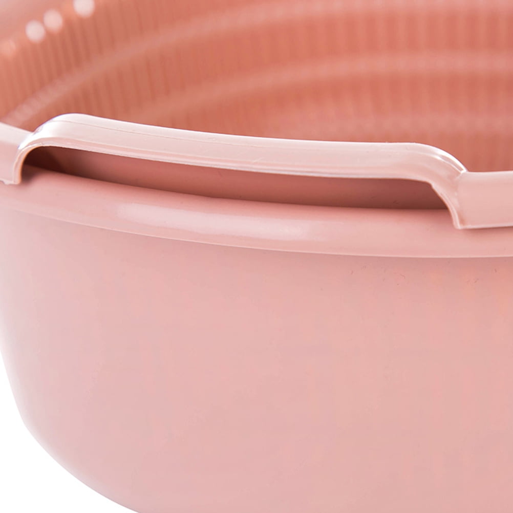 SWETRACE Kitchen Strainer Pink 1Pack 12.6x11.6x4.9in Food-Grade Plastic V1189-LWWAL-20260327-03606