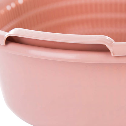 SWETRACE Kitchen Strainer Pink 1Pack 12.6x11.6x4.9in Food-Grade Plastic V1189-LWWAL-20260327-03606