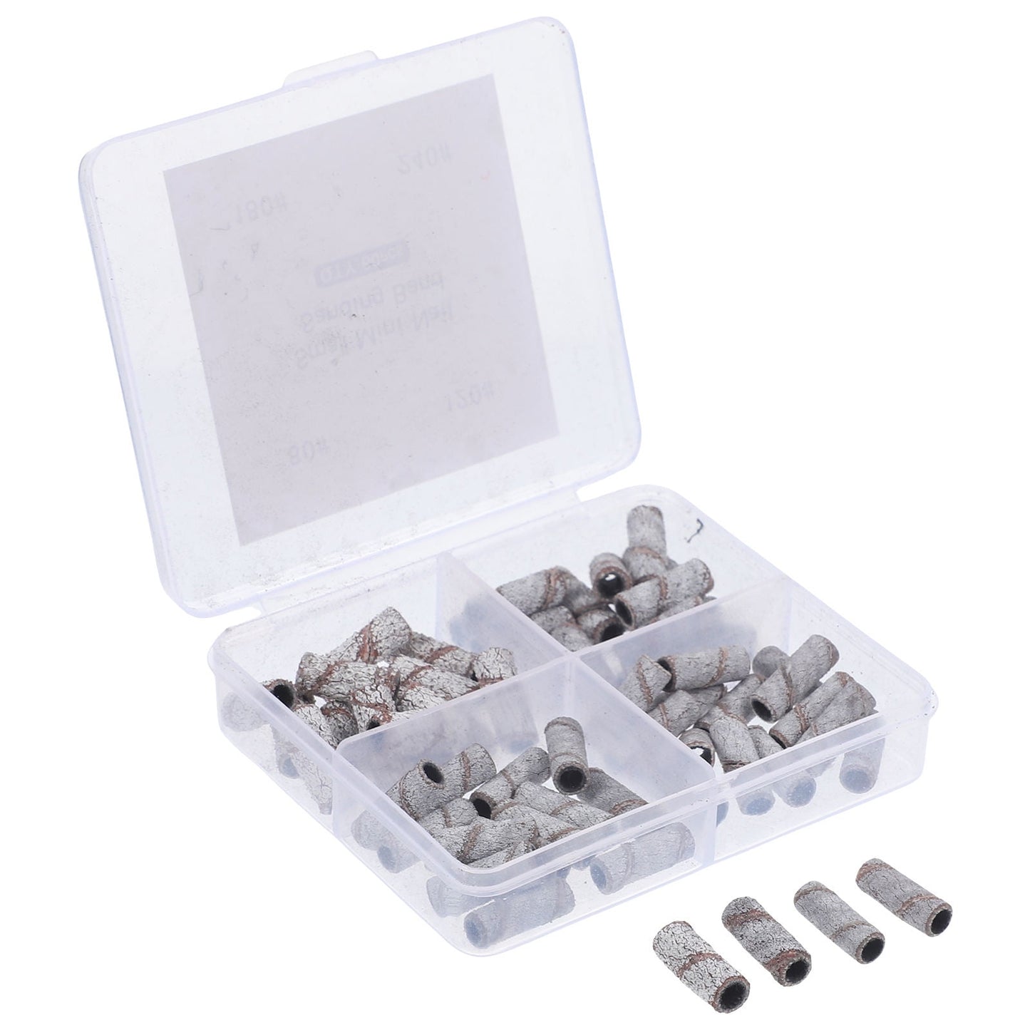 SWETRACE Small Size Sanding Bands Tungsten Steel for Pedicure 60Pcs 0.5In V1189-LWWAL-20260327-03608