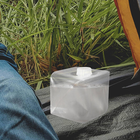SWETRACE Collapsible Water Container with Lid Large Capacity Portable Transparent Plastic for Outdoor Use V1189-LWWAL-20260327-03616