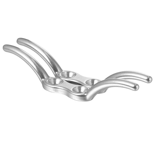SWETRACE 2Pcs Silver Cleat for Boat Accessories Marine Latches 11Cm 4 Inches Stainless Steel V1189-LWWAL-20260327-03620