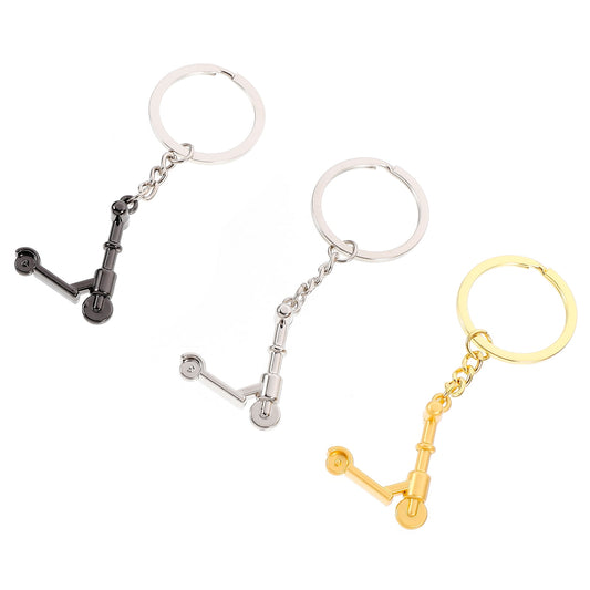 SWETRACE Mini Scooter Shaped Keychains 3Pcs Zinc Alloy Handbag Purse Car Decorations Christmas New Year V1189-LWWAL-20260327-03621