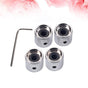SWETRACE 4Pcs Metal Hexagon Knobs for Guitar Volume Control Silver 1.8 x 1.8 x 0.73in V1189-LWWAL-20260327-03625