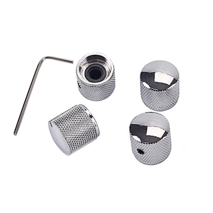 SWETRACE 4Pcs Metal Hexagon Knobs for Guitar Volume Control Silver 1.8 x 1.8 x 0.73in V1189-LWWAL-20260327-03625