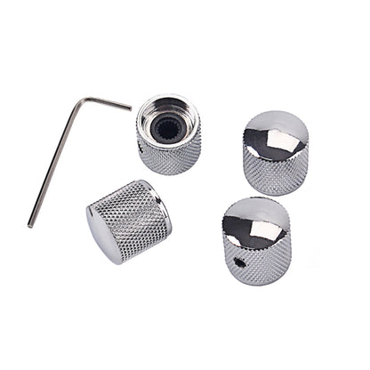 SWETRACE 4Pcs Metal Hexagon Knobs for Guitar Volume Control Silver 1.8 x 1.8 x 0.73in V1189-LWWAL-20260327-03625