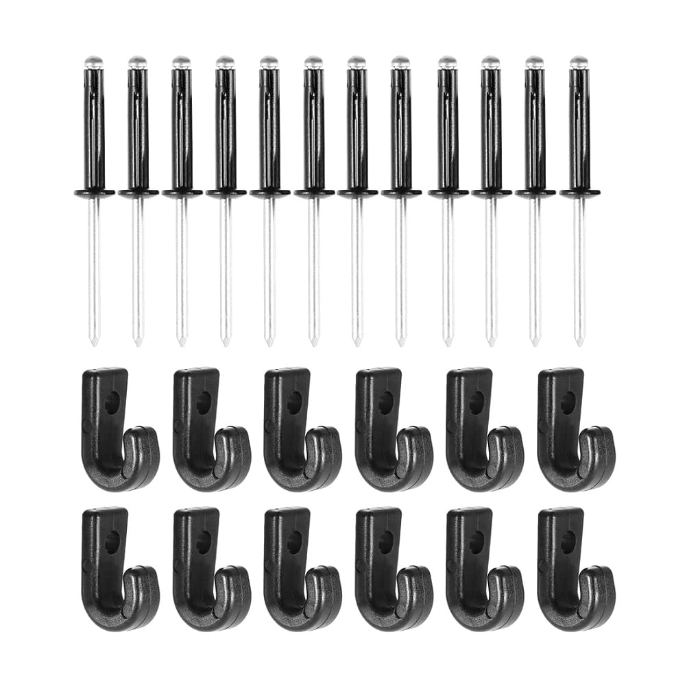 SWETRACE Kayak J Hooks with Rivits 12 x Rivets Lightweight Portable for Canoeing V1189-LWWAL-20260327-03627