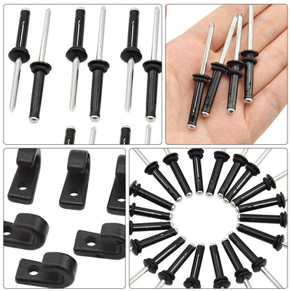 SWETRACE Kayak J Hooks with Rivits 12 x Rivets Lightweight Portable for Canoeing V1189-LWWAL-20260327-03627