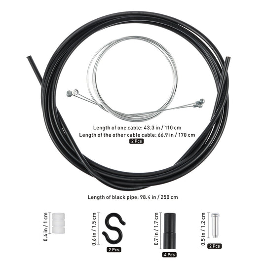 SWETRACE Universal Bike Brake Cable Set Metal Plastic 1 Set V1189-LWWAL-20260327-03629