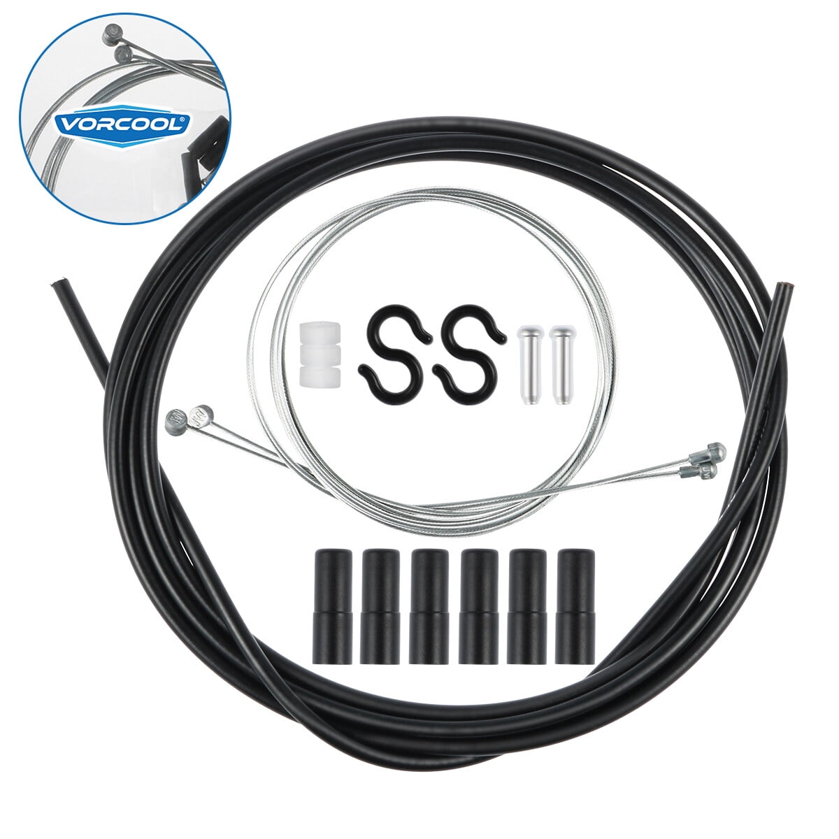 SWETRACE Universal Bike Brake Cable Set Metal Plastic 1 Set V1189-LWWAL-20260327-03629