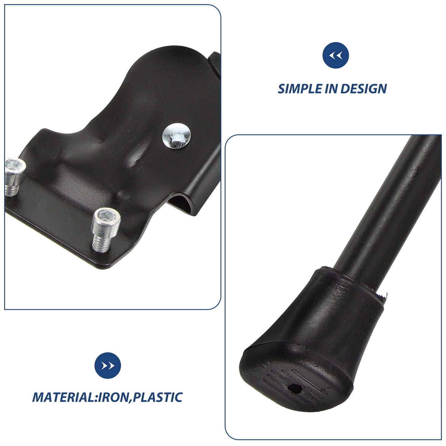 SWETRACE Bicycle Kickstands 1Pcs Stable Support and Quick Release for Mountain and Road Bikes in Black V1189-LWWAL-20260327-03633