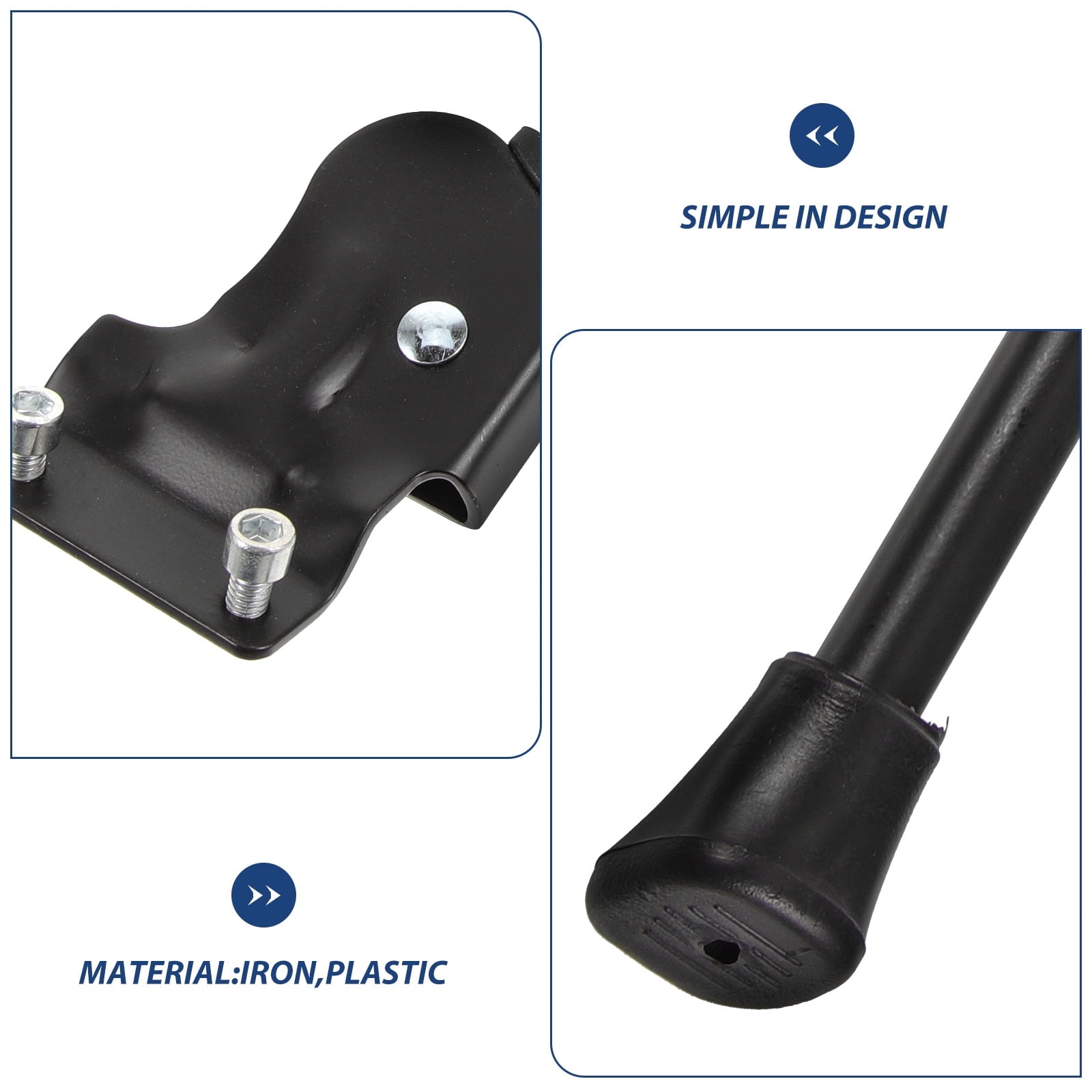 SWETRACE Bicycle Kickstands 1Pcs Stable Support and Quick Release for Mountain and Road Bikes in Black V1189-LWWAL-20260327-03633