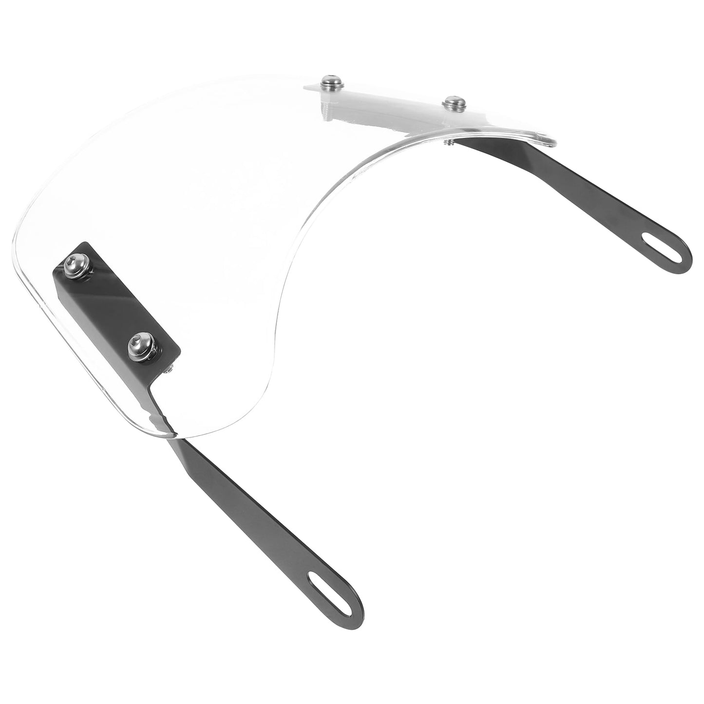 SWETRACE 1Pcs Scooter Windshield Universal Transparent Rectangular Abs For Outdoor Riding 10.2*8.9*0.4In V1189-LWWAL-20260327-03634