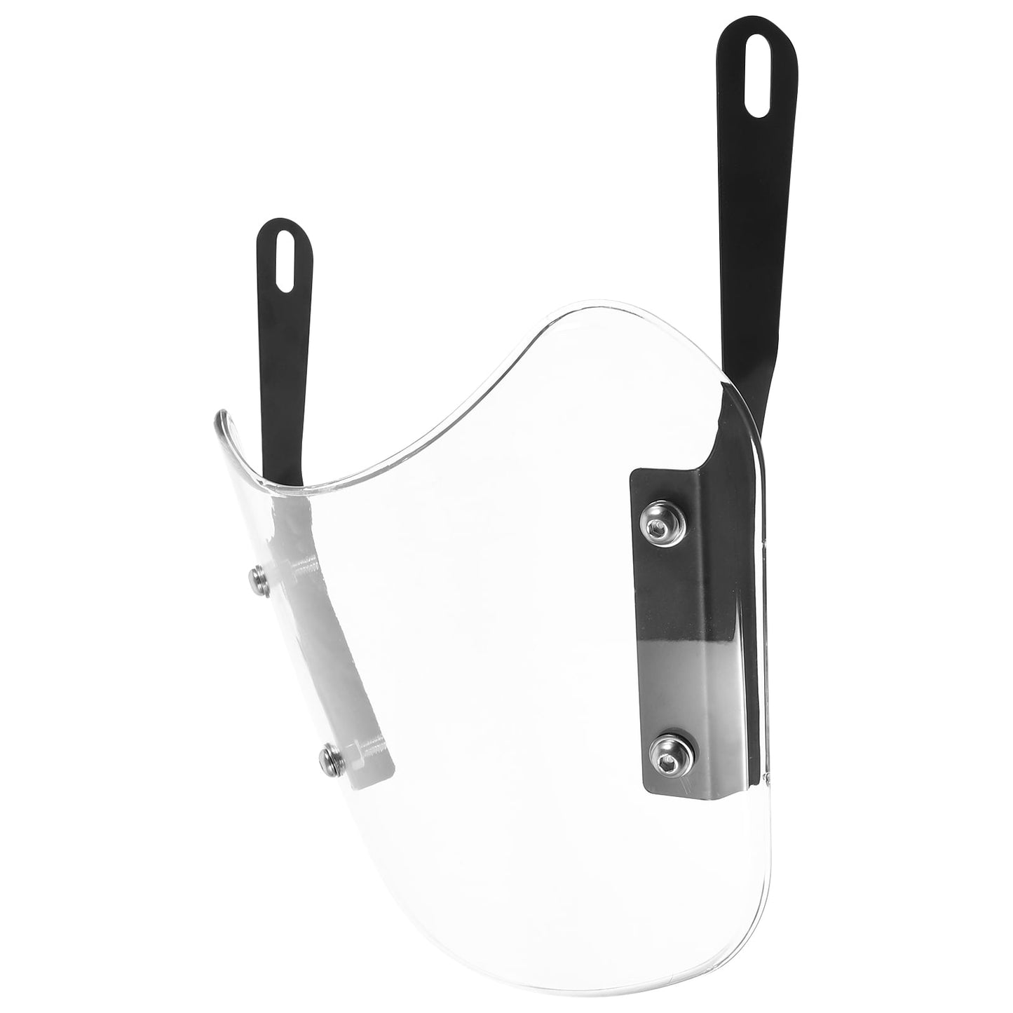 SWETRACE 1Pcs Scooter Windshield Universal Transparent Rectangular Abs For Outdoor Riding 10.2*8.9*0.4In V1189-LWWAL-20260327-03634