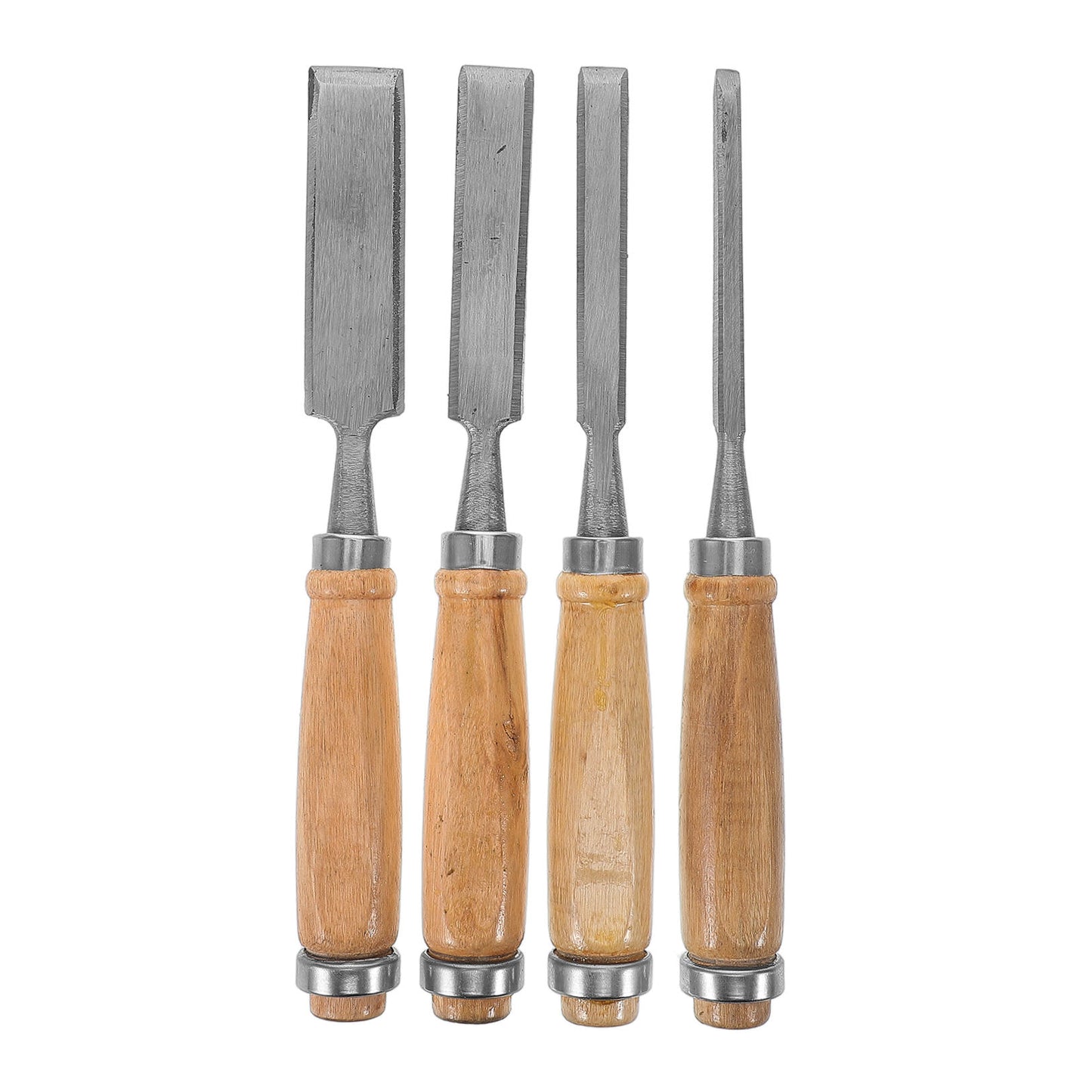 SWETRACE 4Pcs Flat Chisel Woodworking Tool Set for Shaping and Sculpting 8.9X0.2X0.2in V1189-LWWAL-20260327-03641
