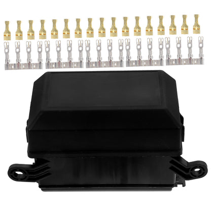 SWETRACE Black Rectangular Fuse Relay Box with Sturdy Design for Automotive Relay 1Pcs V1189-LWWAL-20260327-03645