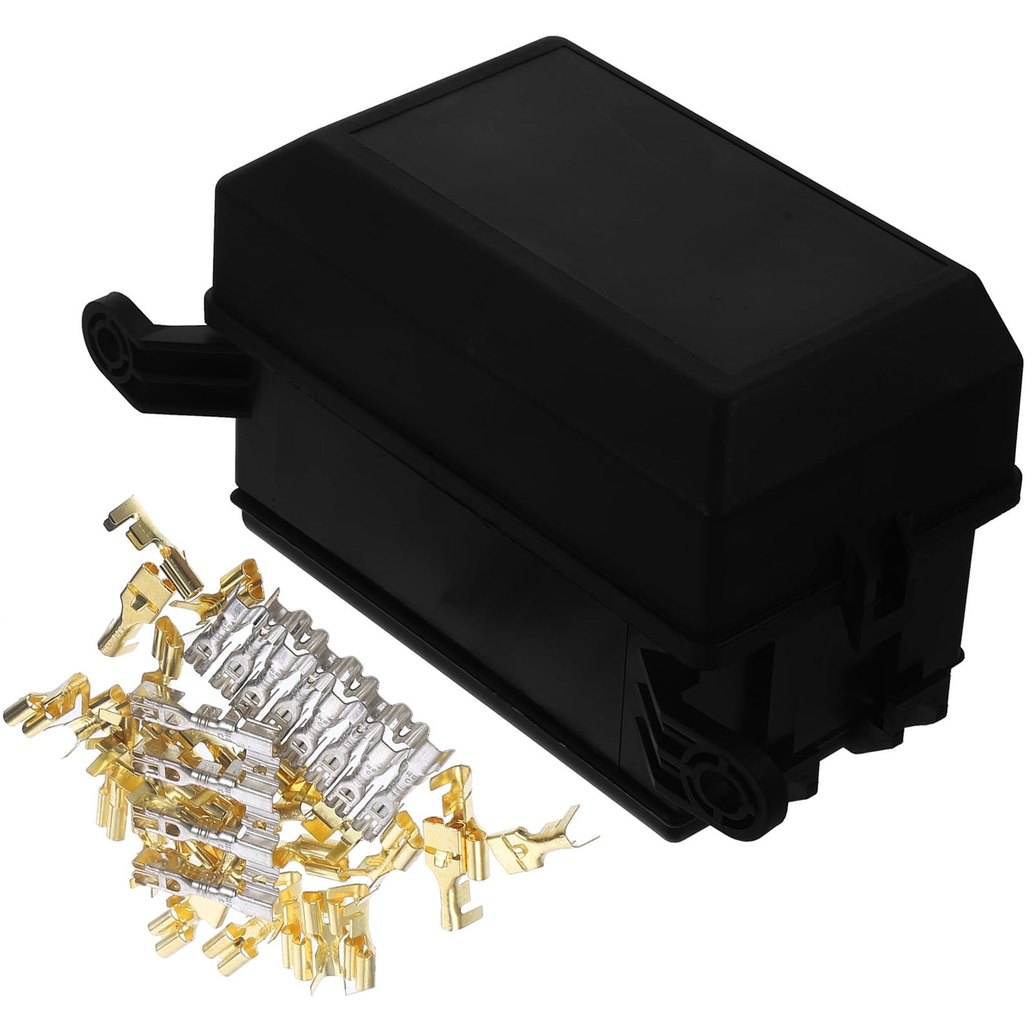 SWETRACE Black Rectangular Fuse Relay Box with Sturdy Design for Automotive Relay 1Pcs V1189-LWWAL-20260327-03645