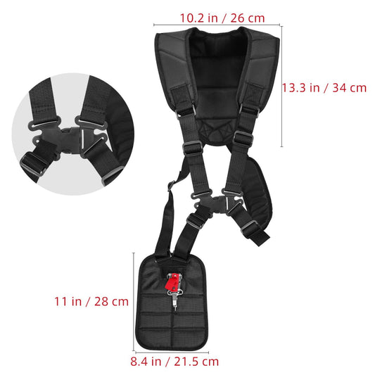 SWETRACE 1Pcs Universal Adjustable Strimmer Harness for Gardening and Outdoor Work 11.00X8.65X0.39in V1189-LWWAL-20260327-03658