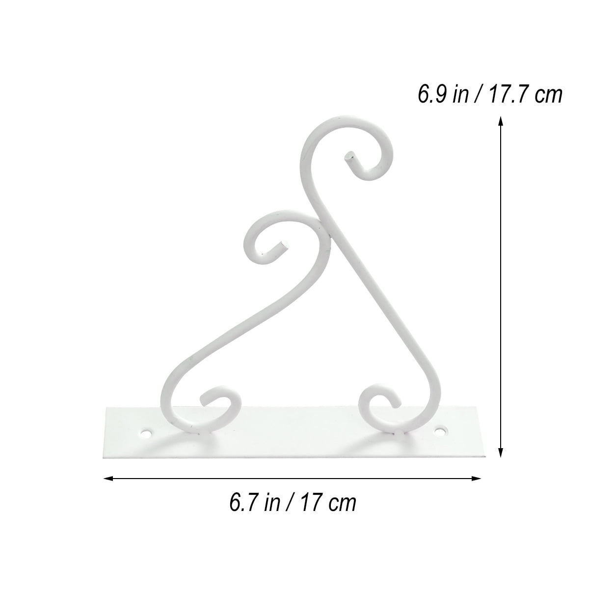 SWETRACE Outdoor Hanging Bracket Flower Basket Hanging Hook Iron 1 Piece V1189-LWWAL-20260327-03659