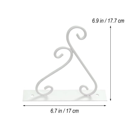 SWETRACE Outdoor Hanging Bracket Flower Basket Hanging Hook Iron 1 Piece V1189-LWWAL-20260327-03659