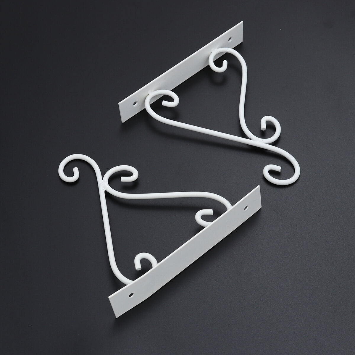 SWETRACE Outdoor Hanging Bracket Flower Basket Hanging Hook Iron 1 Piece V1189-LWWAL-20260327-03659