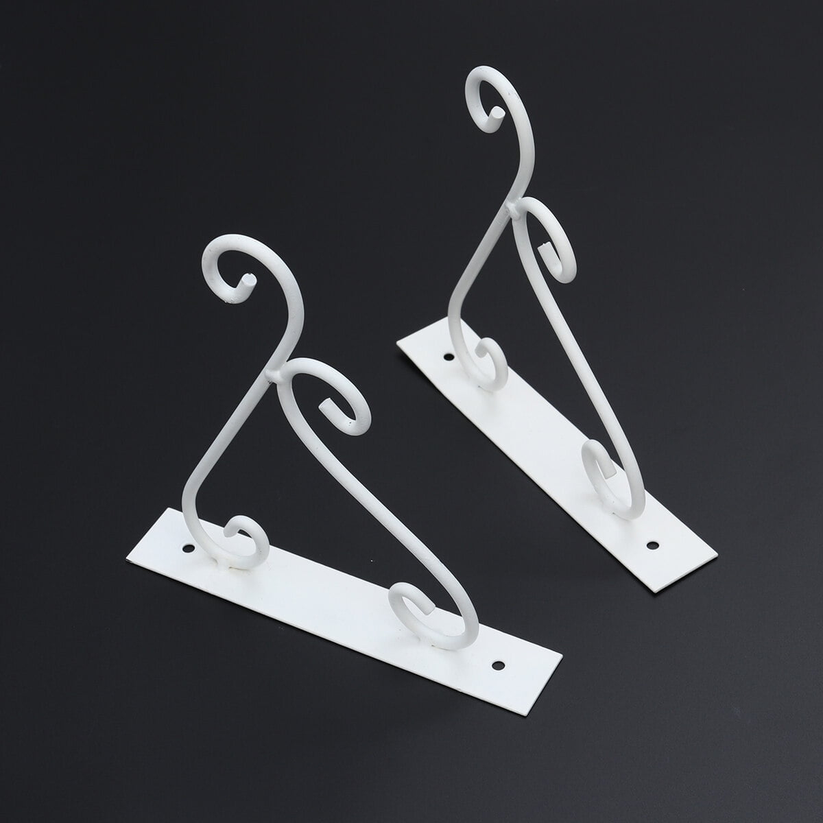 SWETRACE Outdoor Hanging Bracket Flower Basket Hanging Hook Iron 1 Piece V1189-LWWAL-20260327-03659