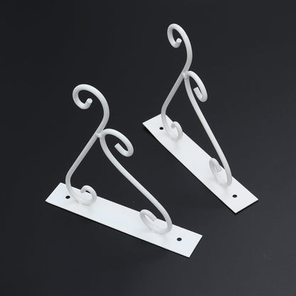 SWETRACE Outdoor Hanging Bracket Flower Basket Hanging Hook Iron 1 Piece V1189-LWWAL-20260327-03659